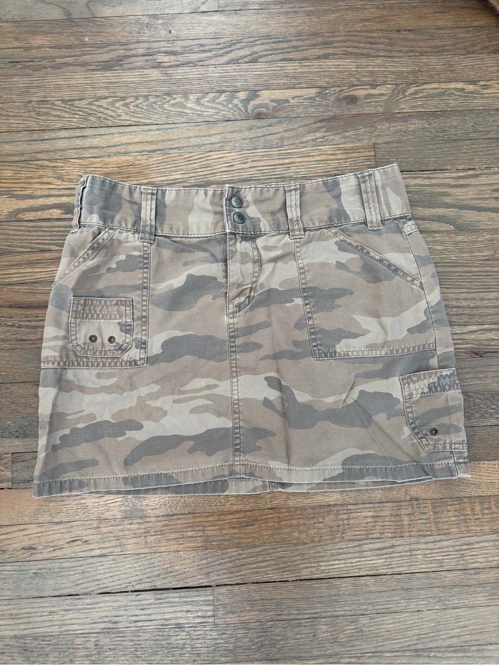 Camo Mini Skirt
